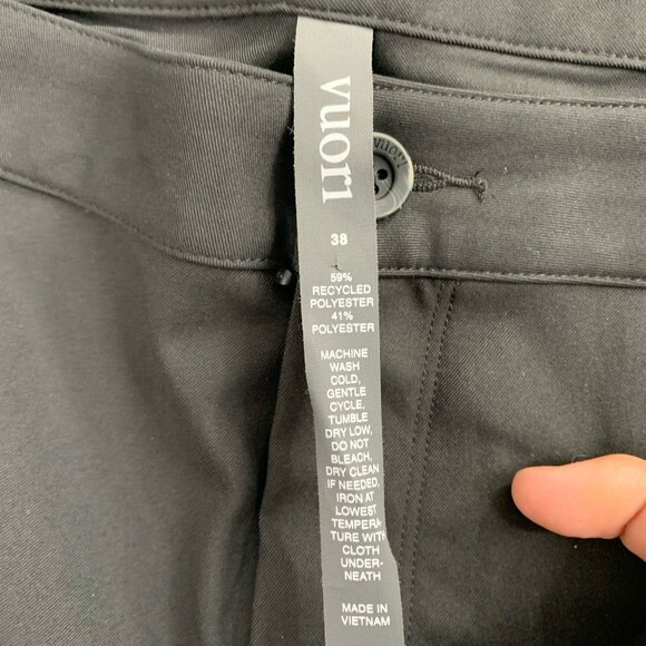 Vuori Cascade Tech Pants Men’s 38x30” Chino Black Lightweight Performance Preppy - Picture 9 of 11